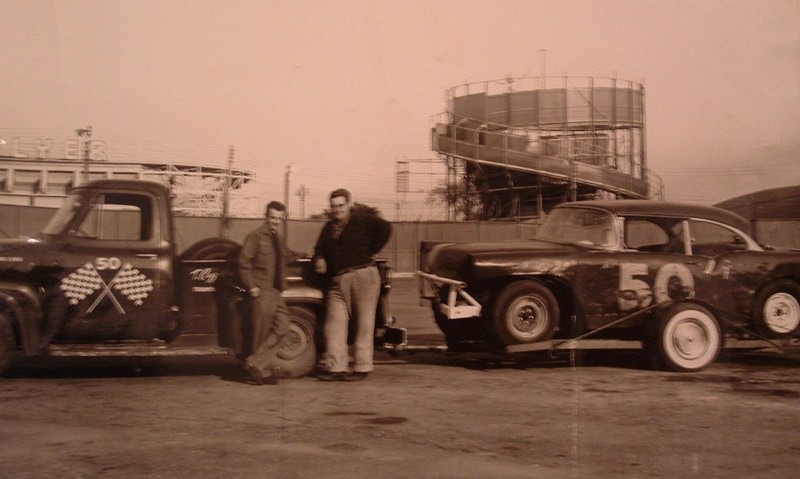 From the days of stock car racing at the CNE, 1950s