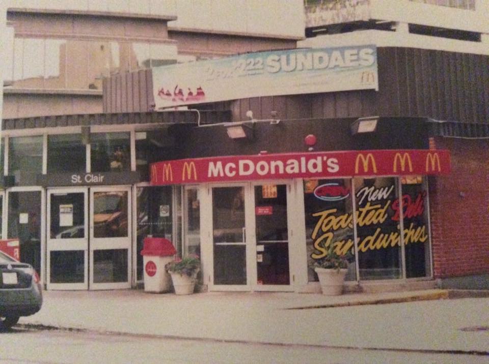 St. Clair and Yonge subway station, 1990s