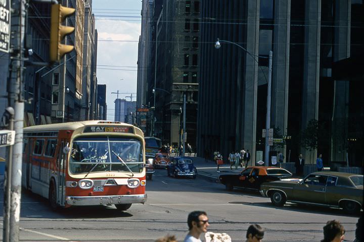 TTC Bay and Queen st., 1973
