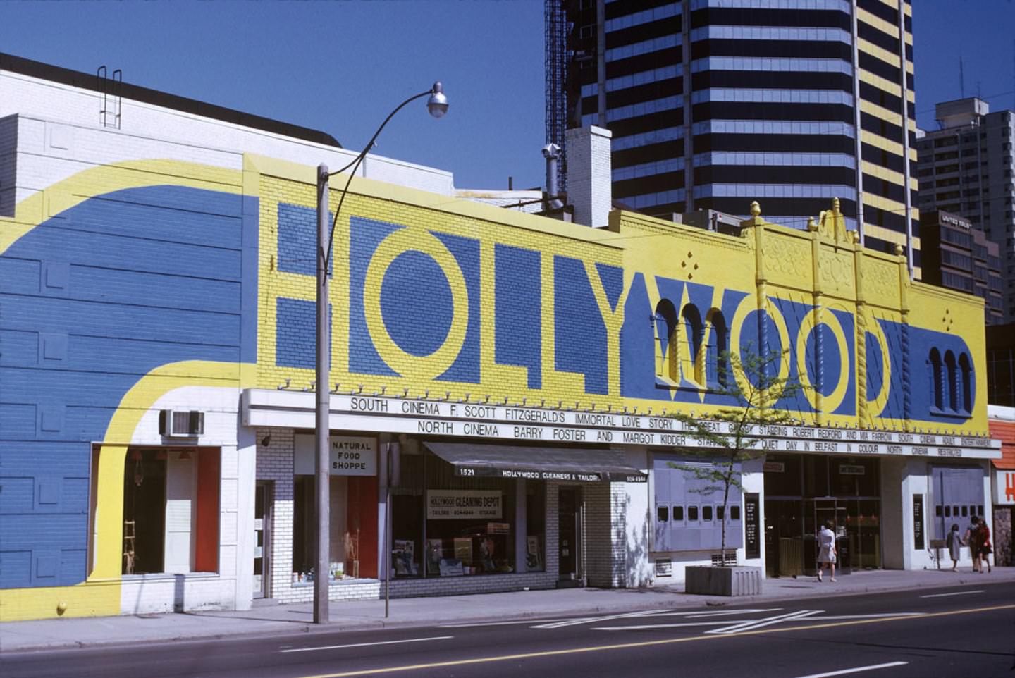 Hollywood Theatre on Yonge Street just south of Heath Street, June 2, 1974.