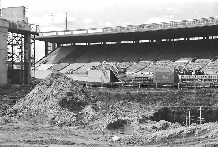 Re configuring the CNE Grandstand into CNE Stadium in 1975