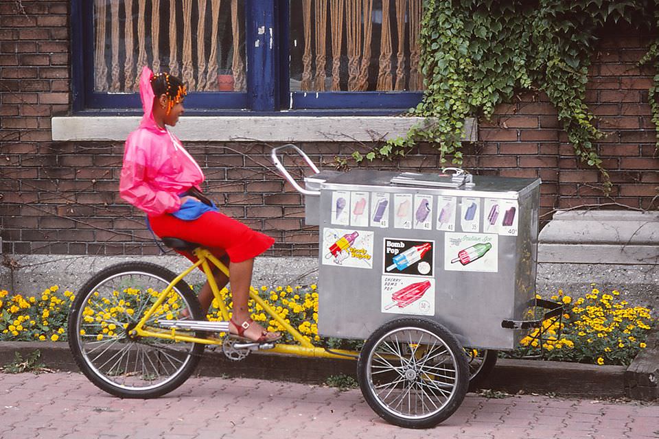 Toronto Ice cream vendor, 1977