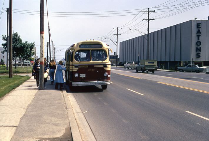 Warden below Eglinton, 1973