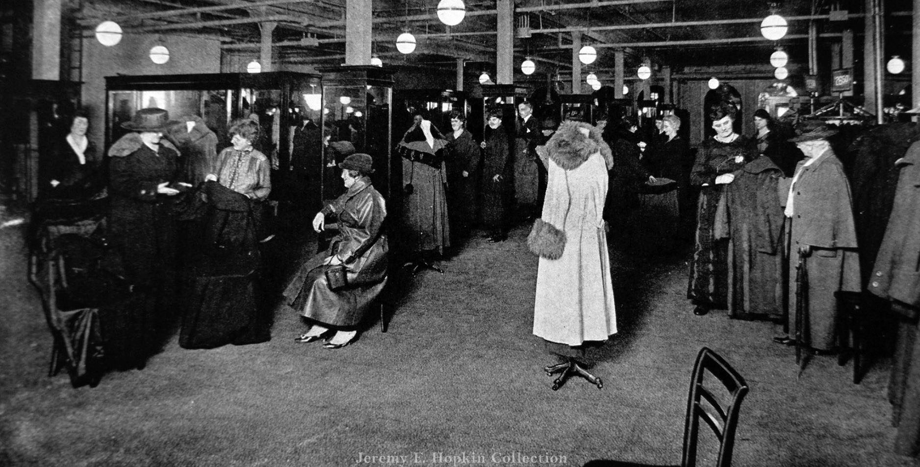 Women's Coat Department, Eaton's Toronto, 1900s