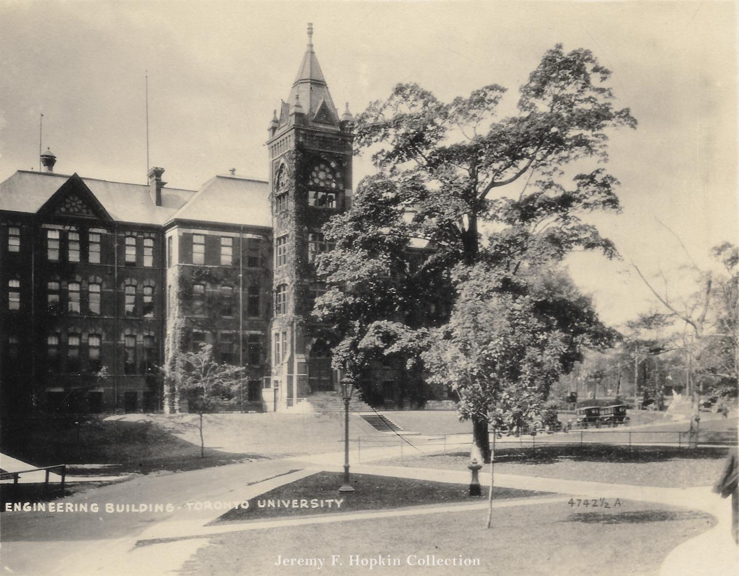 Engineering building, University of Toronto, 1920.