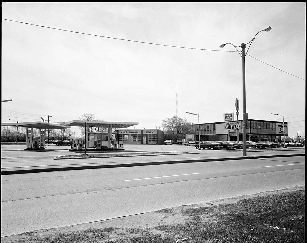 This is Eglinton Ave East looking south with Danforth on the left and Brimley on the right in 1974.