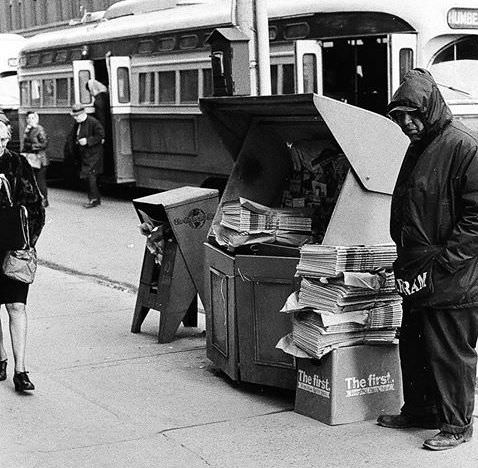 The latest editions of the Star, Globe and Telly were available on every major corner, 1960s