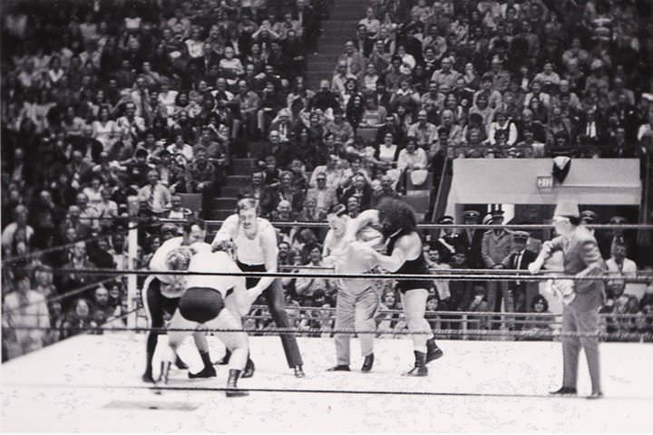 Wrestling at MLG, early 1970s