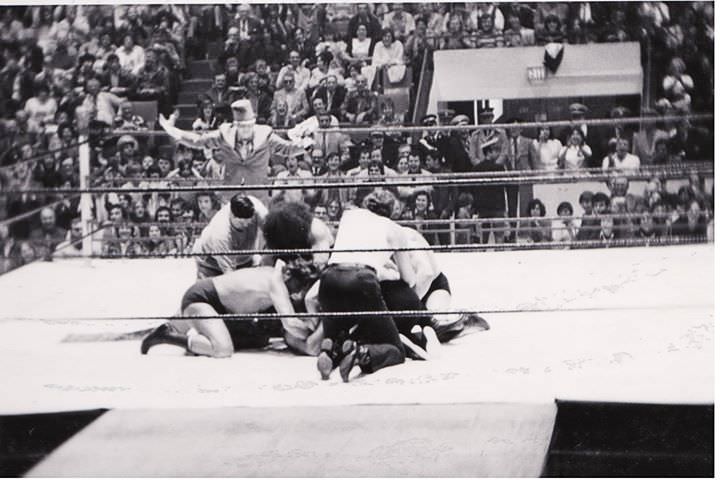 Wrestling at MLG, early 1970s