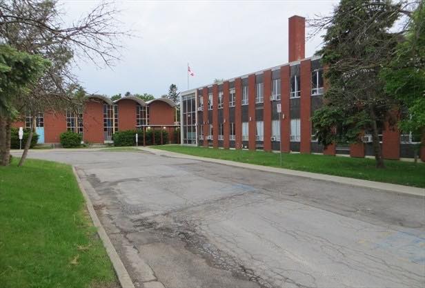 St. Basil the Great College School (former Weston Road building), built by the Basilian Fathers now used as a community Centre, 1990s