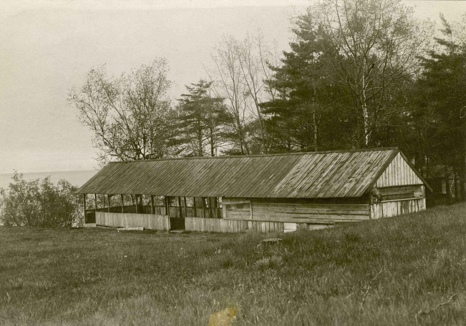 The former mess hall of the Victoria Park Forest School was looking rough around the edges by the time this photo was taken in 1910. A repurposed building that was originally created for Victoria Park amusement park.