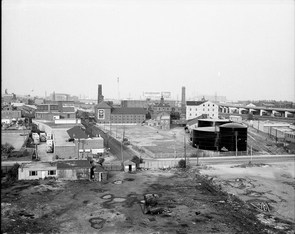 Looking East South-East from Berkeley Castle, 1982