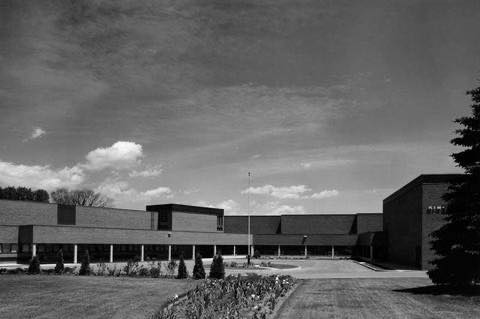Kingsmill Secondary School, 1963. Building now home to Bishop Allen Academy since 1989.