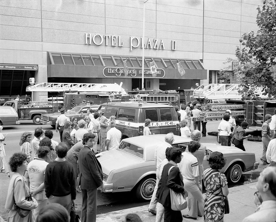 Some TFD action at 90 Bloor Street East, 1983