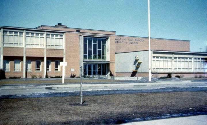 David and Mary Thomson Collegiate Institute, 1963