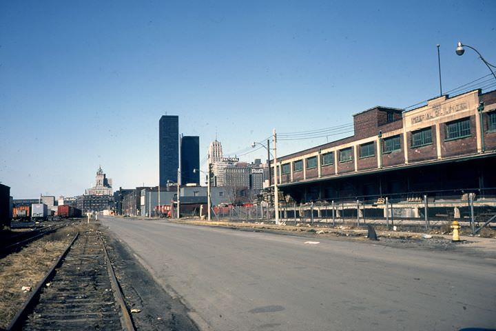 The Esplanade looking west from Berkeley Street to Sherbourne Street, 1969