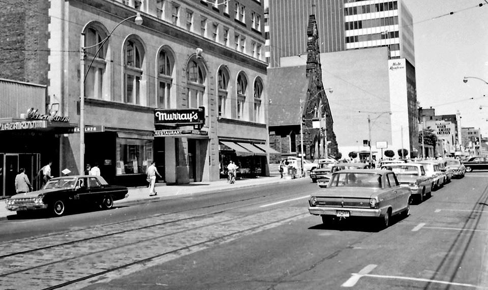 Bloor & Avenue Rd. looking east, 1965.