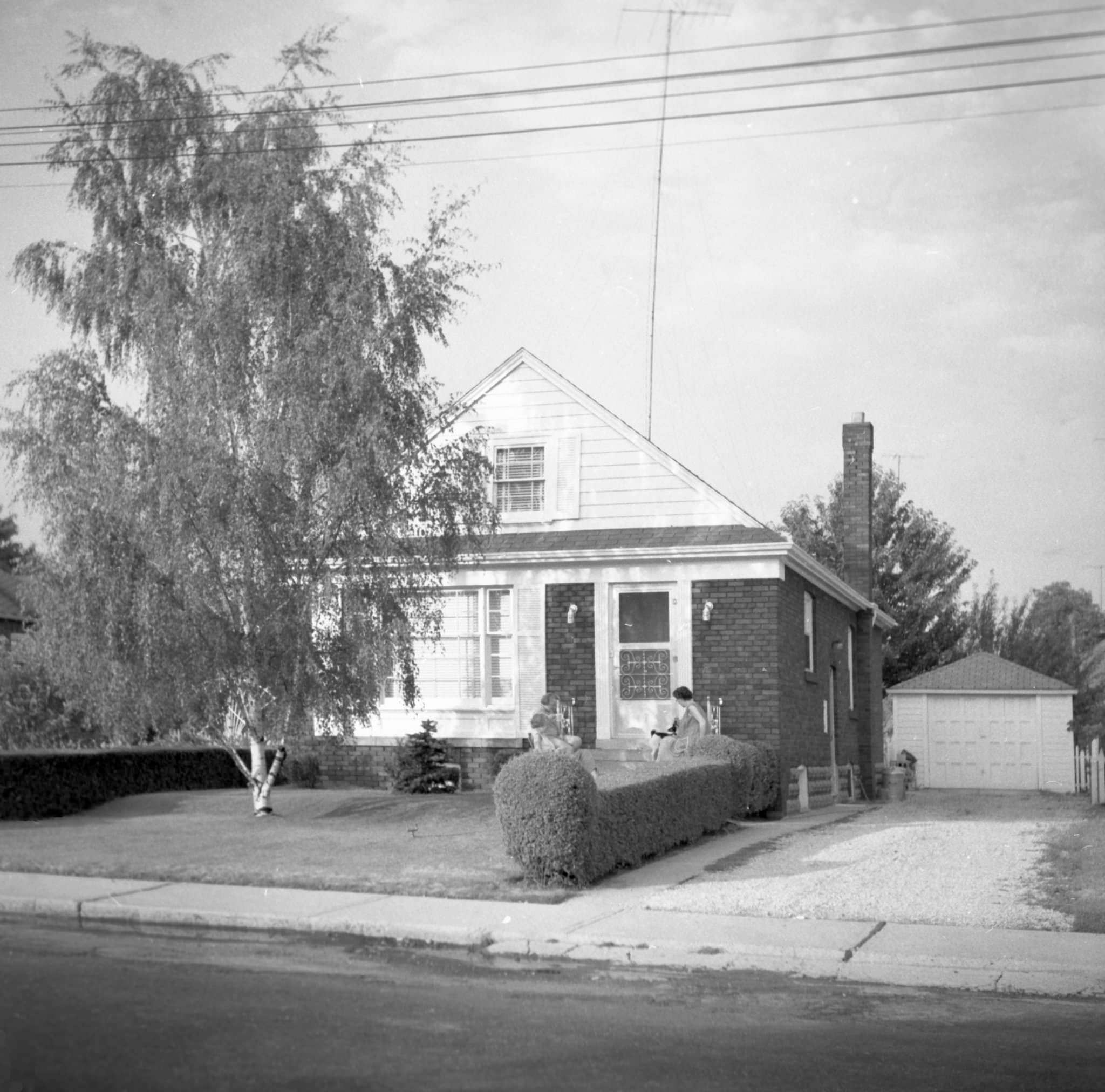 House on Linsmore Cr. in 1956
