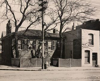 553-555 Yonge Street, south-east corner of Wellesley; torn down 1948