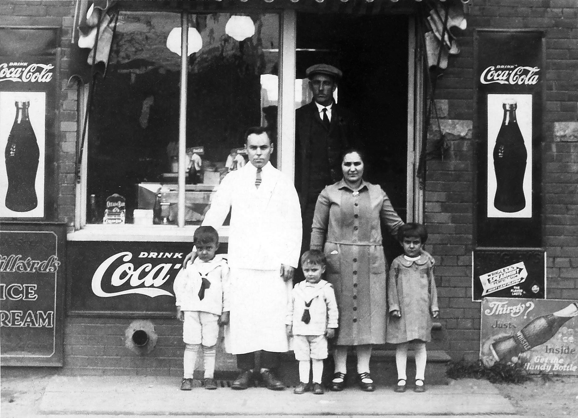 "Late 1920's at the CP Lunch on Runnymede north of Dundas.