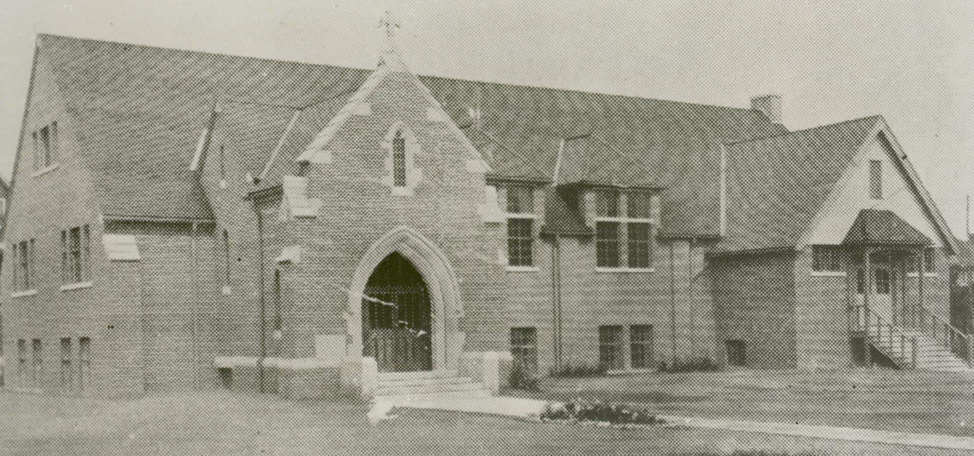 Bedford Park Presbyterian (United) Church (opened 1924), Ranleigh Avenue, north side, between Yonge St. and Mt. Pleasant Rd.