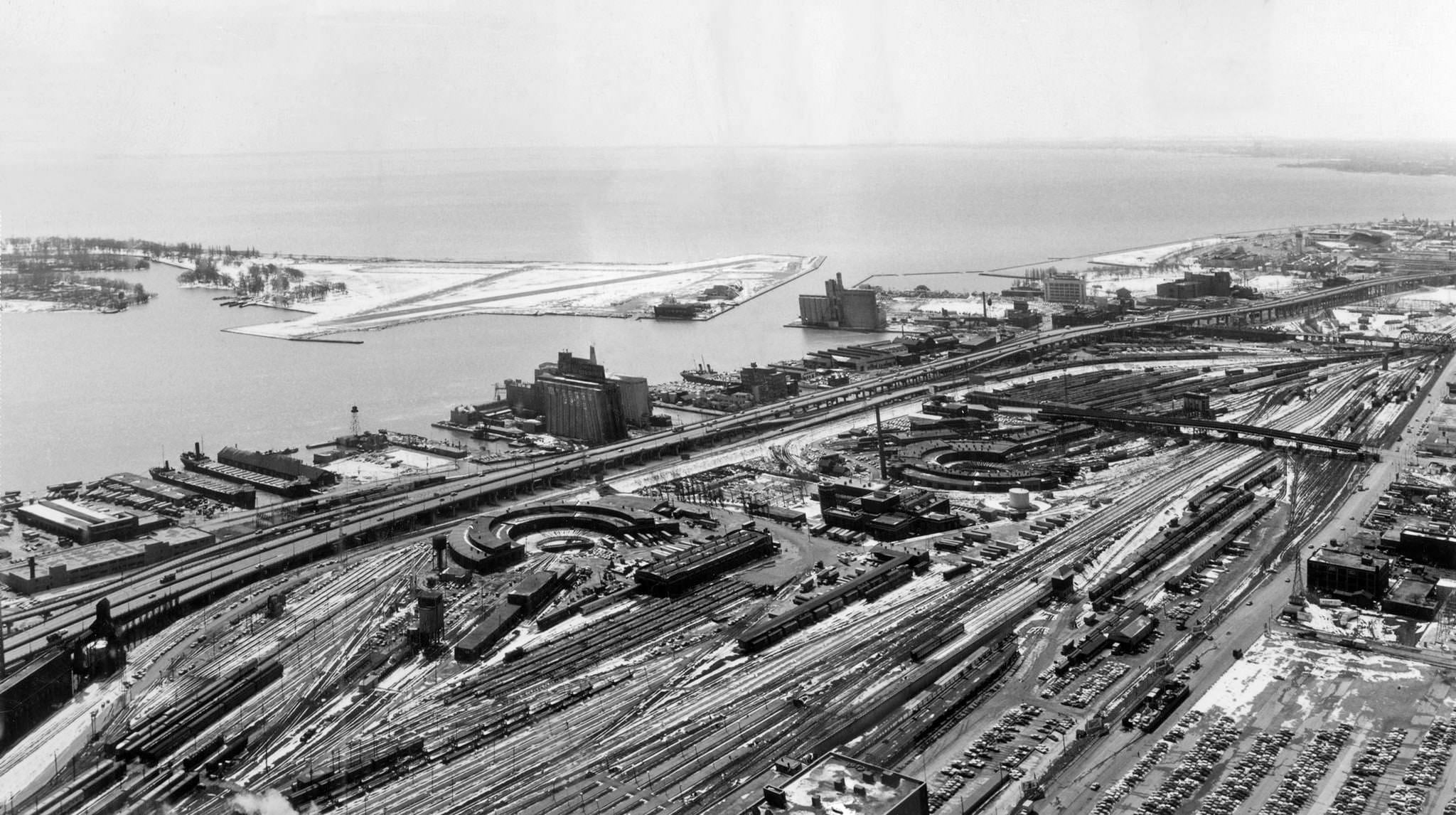 A Tale of Two Roundhouses. 1960s.