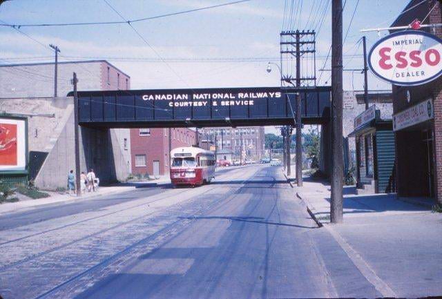 Rogers rd. streetcar, 1950s