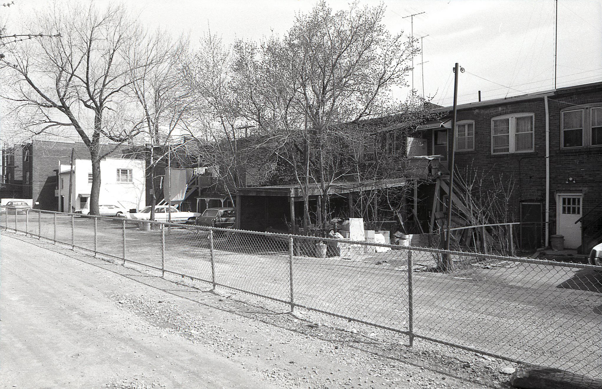 Laneway behind 3180-3202 Yonge Street, 1964.