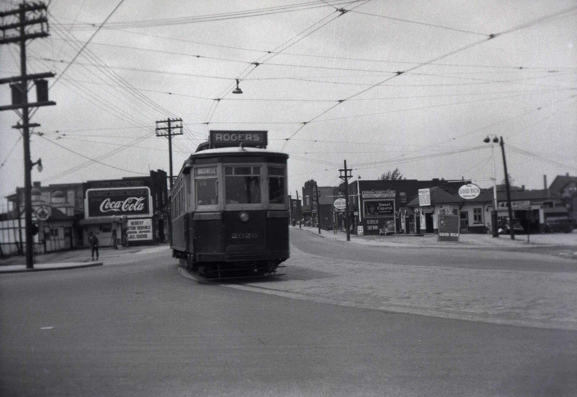 The old Rogers Oakwood route, 1960s