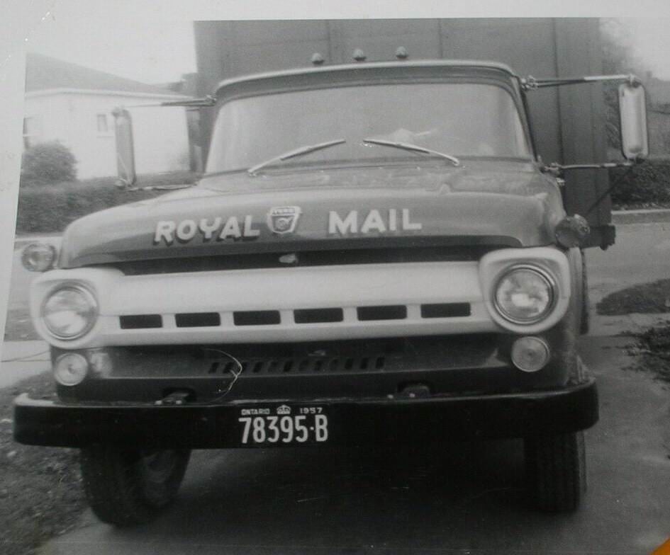 Happy New Year from the fine folks at Canada Post. Royal Mail Truck, 1957