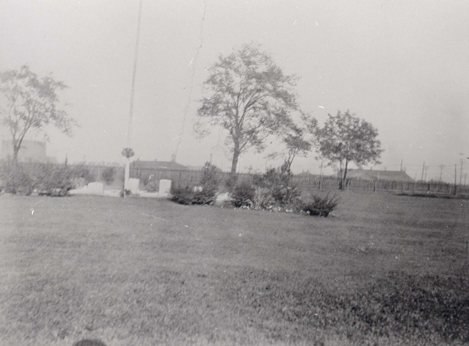 Military Burying Ground, Strachan Avenue, west of Fort York, 1926.