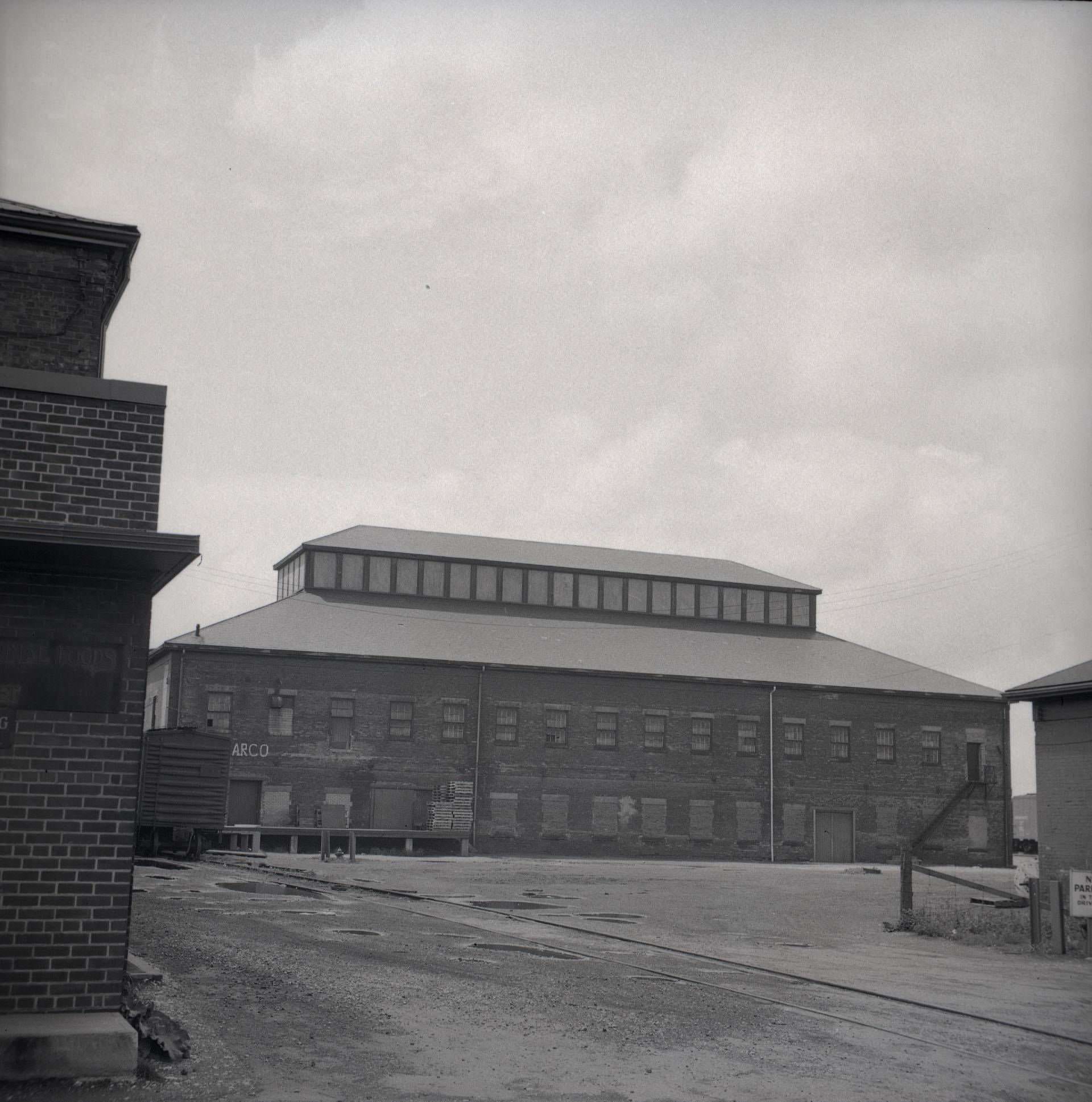 Portion of the former Central Prison, Strachan Avenue, west side, south of King St., 1953