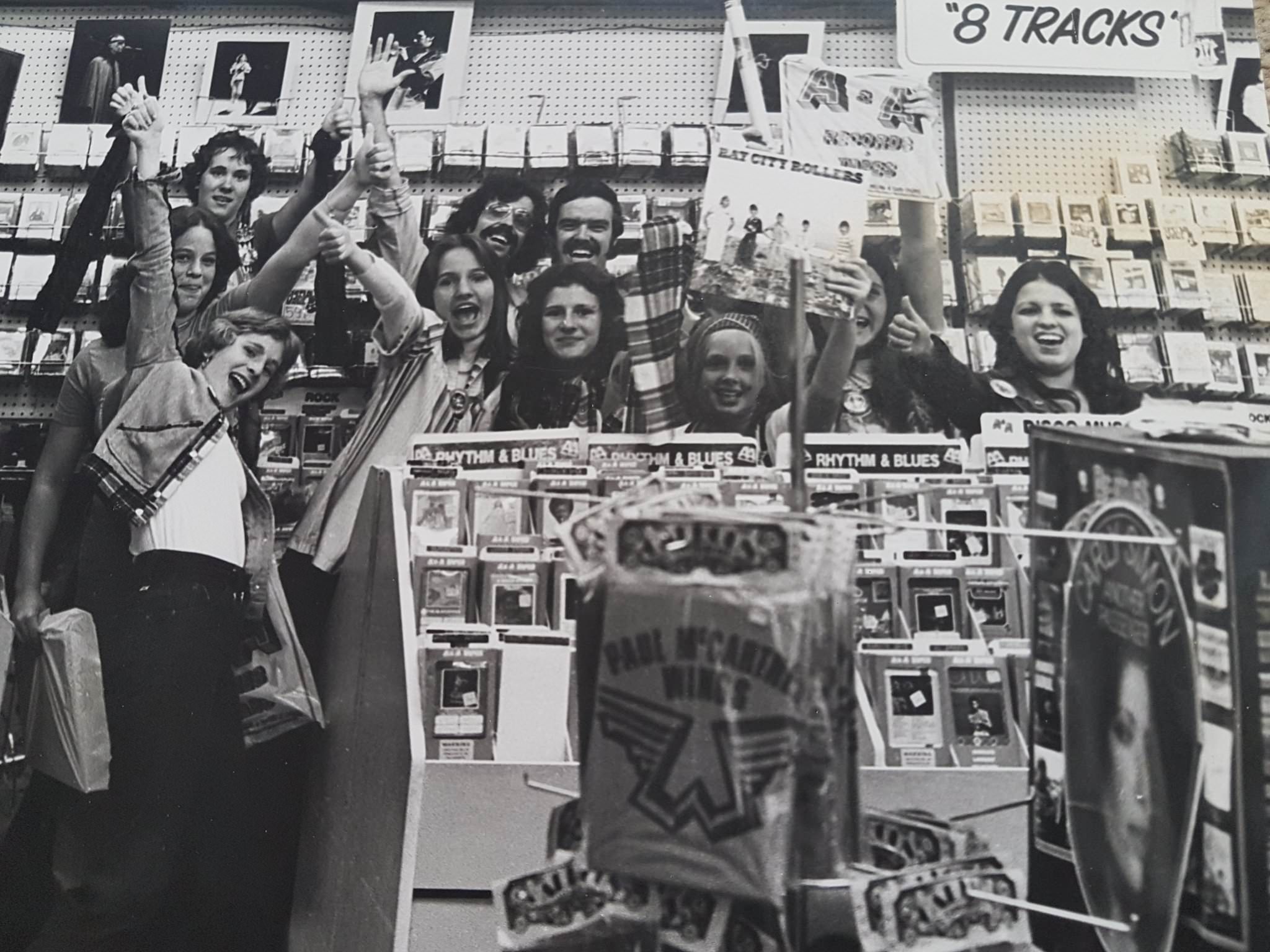 A & A Records Yonge St. 1976