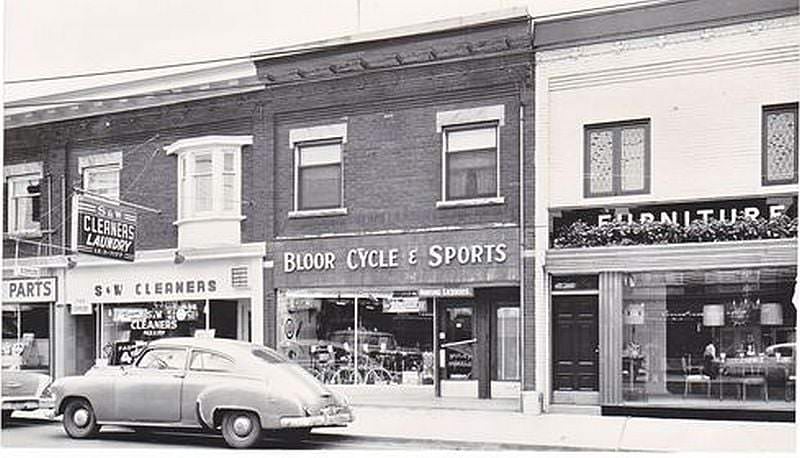 Store at 1165 Bloor St. West, just west of Dufferin, 1959