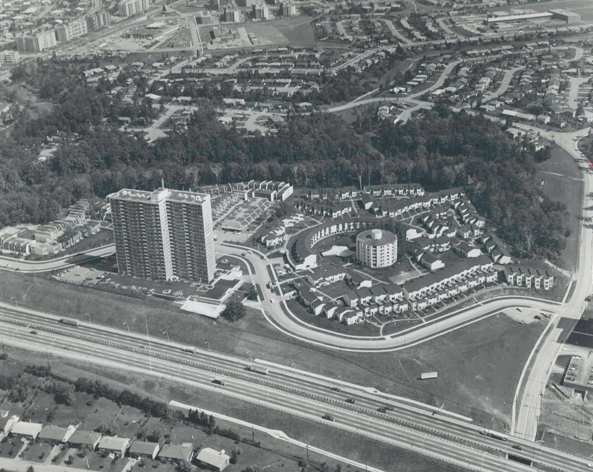 Valley Woods & Brookbanks looking east, 1968