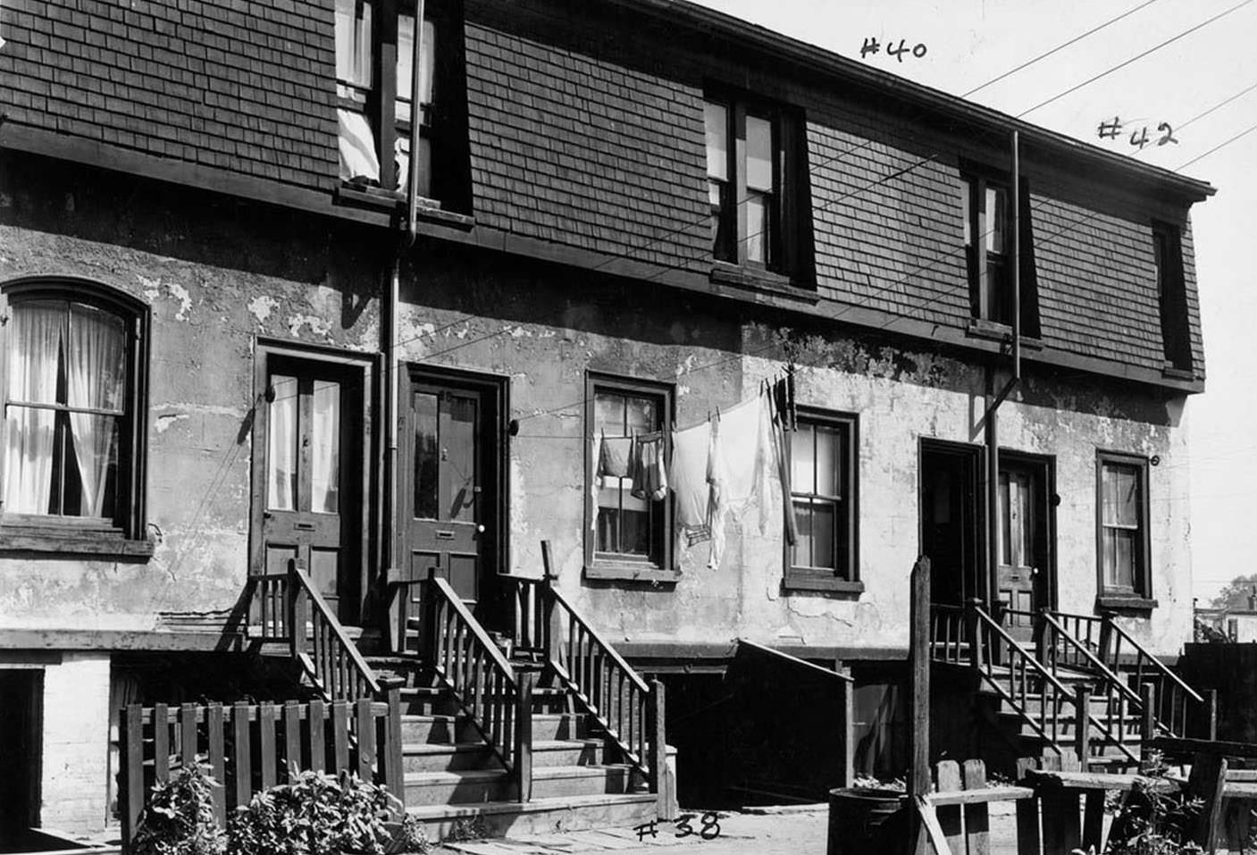 38-42 Oak Street (rear) - July 29, 1949