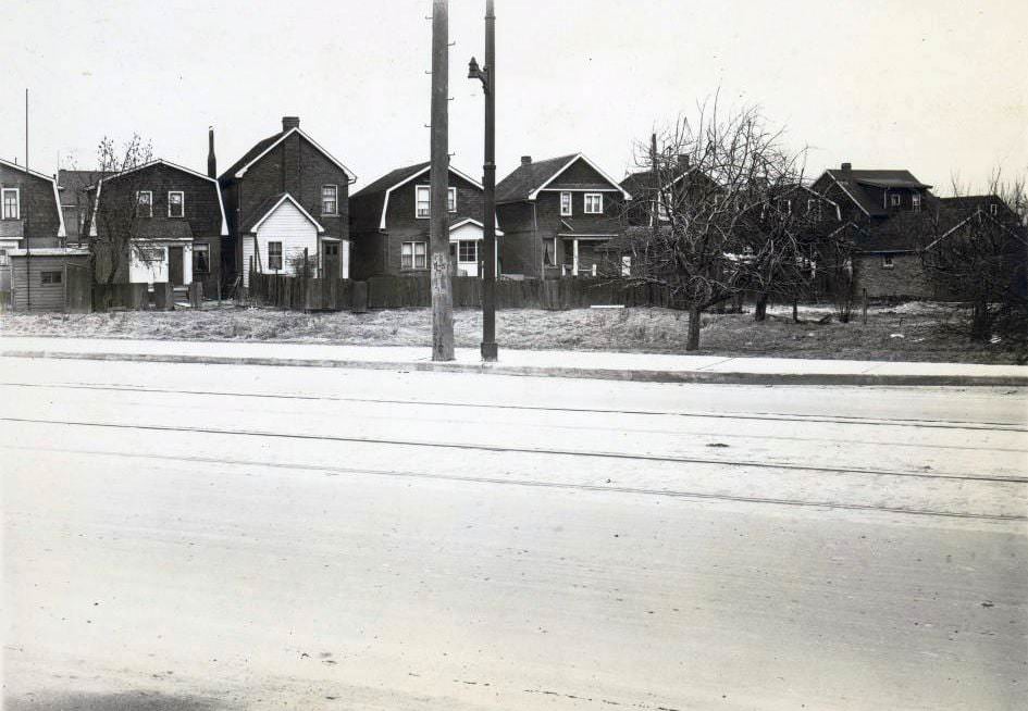 Rutherford Avenue viewed from Weston Road, Mount Dennis looking northwest, 1926