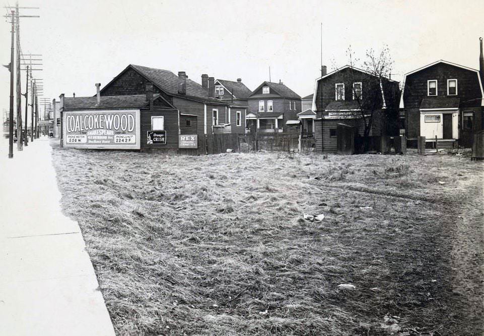 1323 Weston Road, Mount Dennis, Rutherford Avenue in the background. Looking northwest, 1926