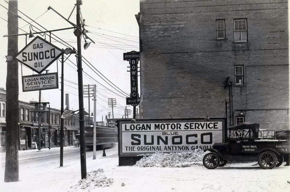 Riverdale Bowling Alley - 907-909 Queen Street East, 1920s