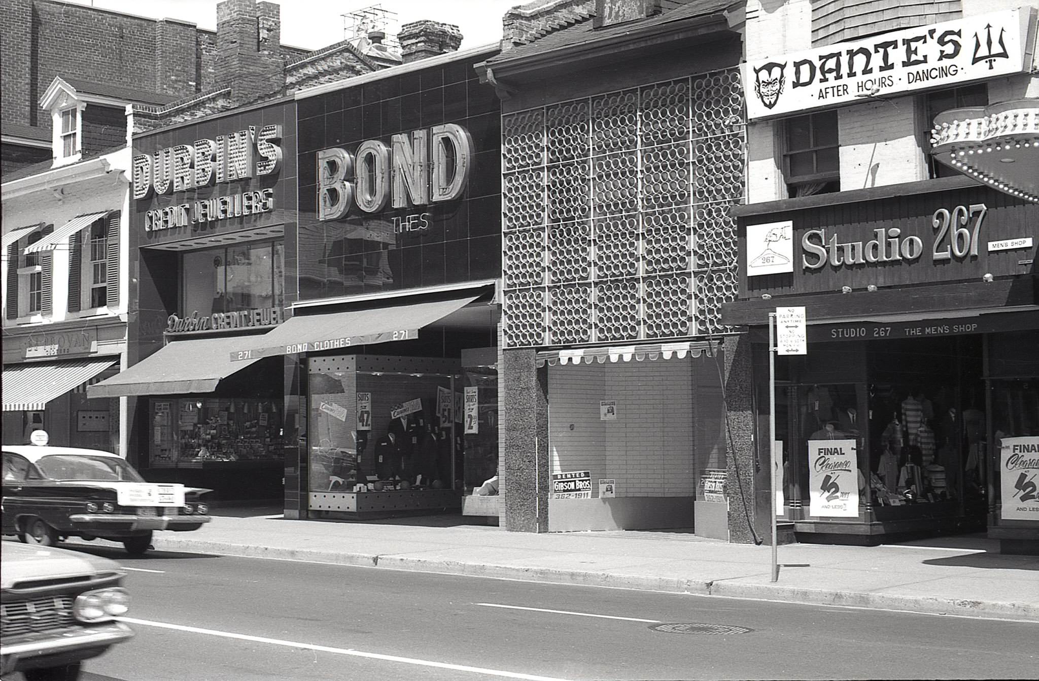 267-275 Yonge Street in 1962