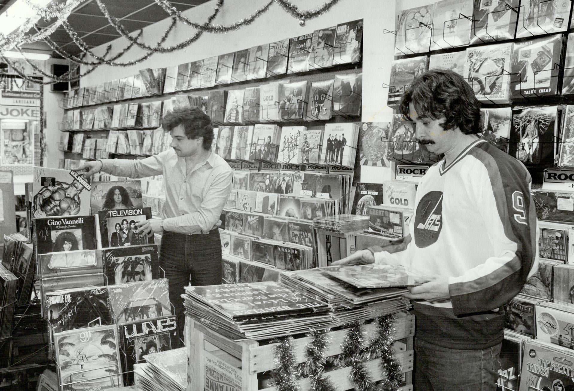 Record store on Yonge Street in 1979