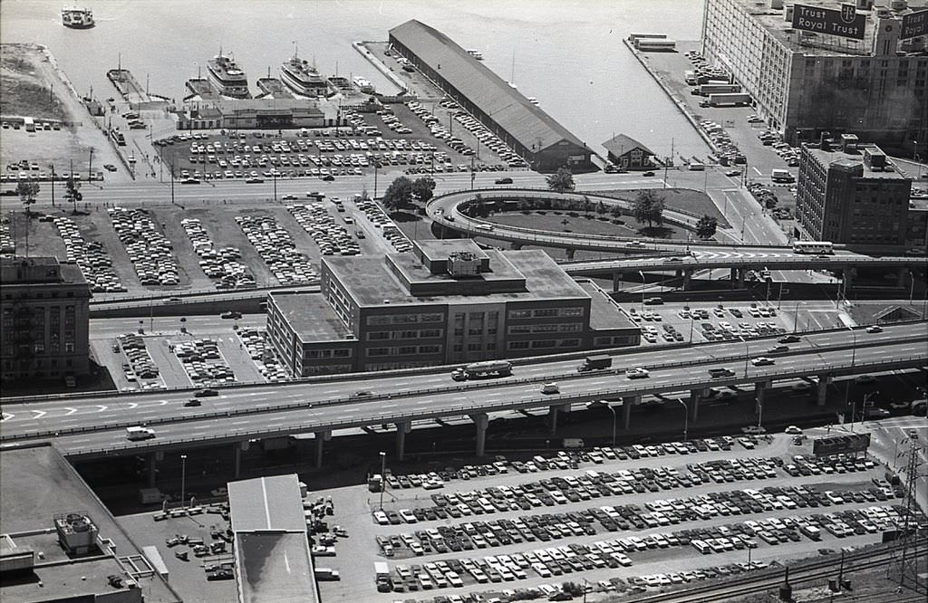 A view of Harbourfront, late 1960s.