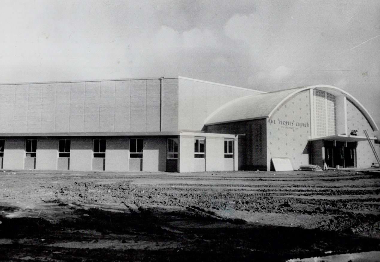 People's Church, Sheppard Avenue East, north side, between Wilfred Avenue and Hycrest Avenue - 1962