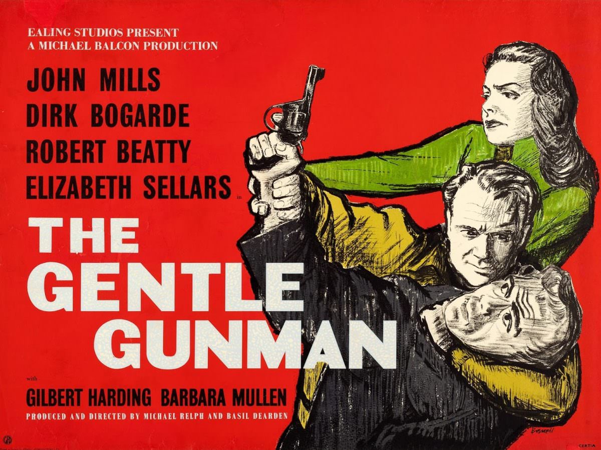 The Gentle Gunman is a 1952 British drama film directed by Basil Dearden and starring John Mills, Dirk Bogarde and Elizabeth Sellars