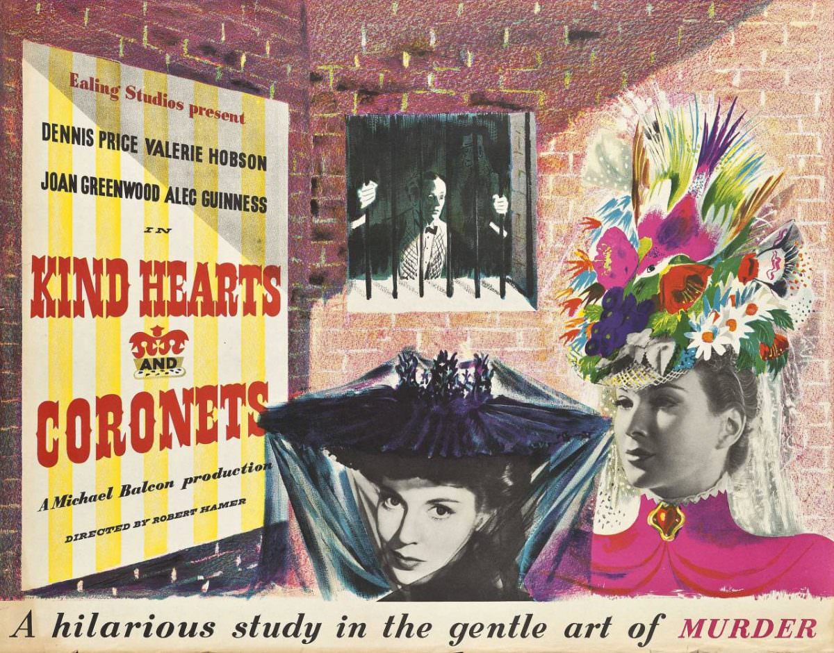 Kind Hearts and Coronets is a 1949 British crime black comedy film.