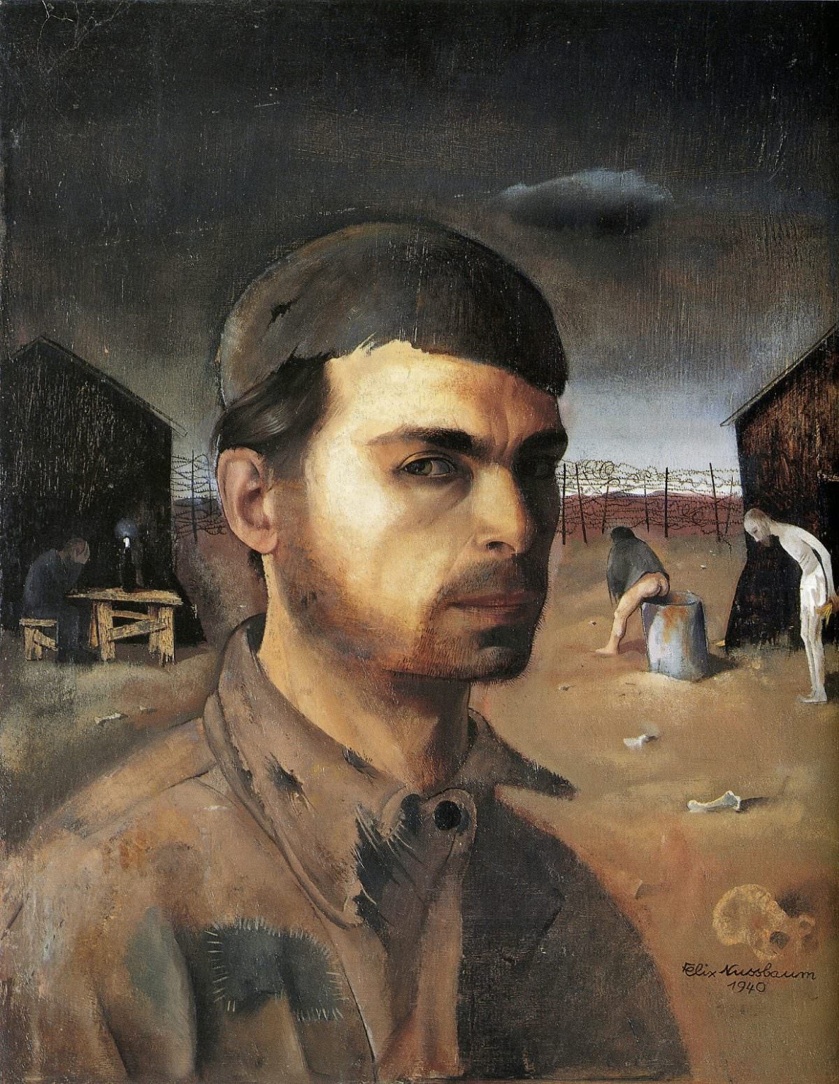 Self Portrait in the Camp, 1940