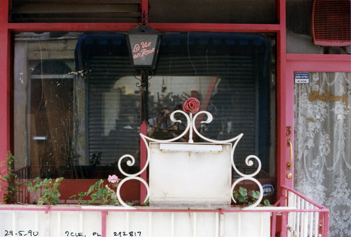 La Vie en Rose, Restaurant, Cleveland St area, 1990,