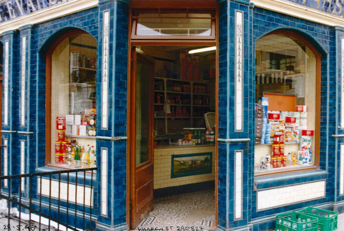 J Evans, Dairy, Conway St, Warren Street, 1990,