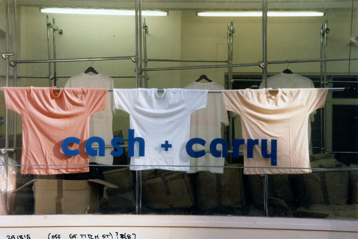 Cash & Carry, Great Titchfield Street area, 1987