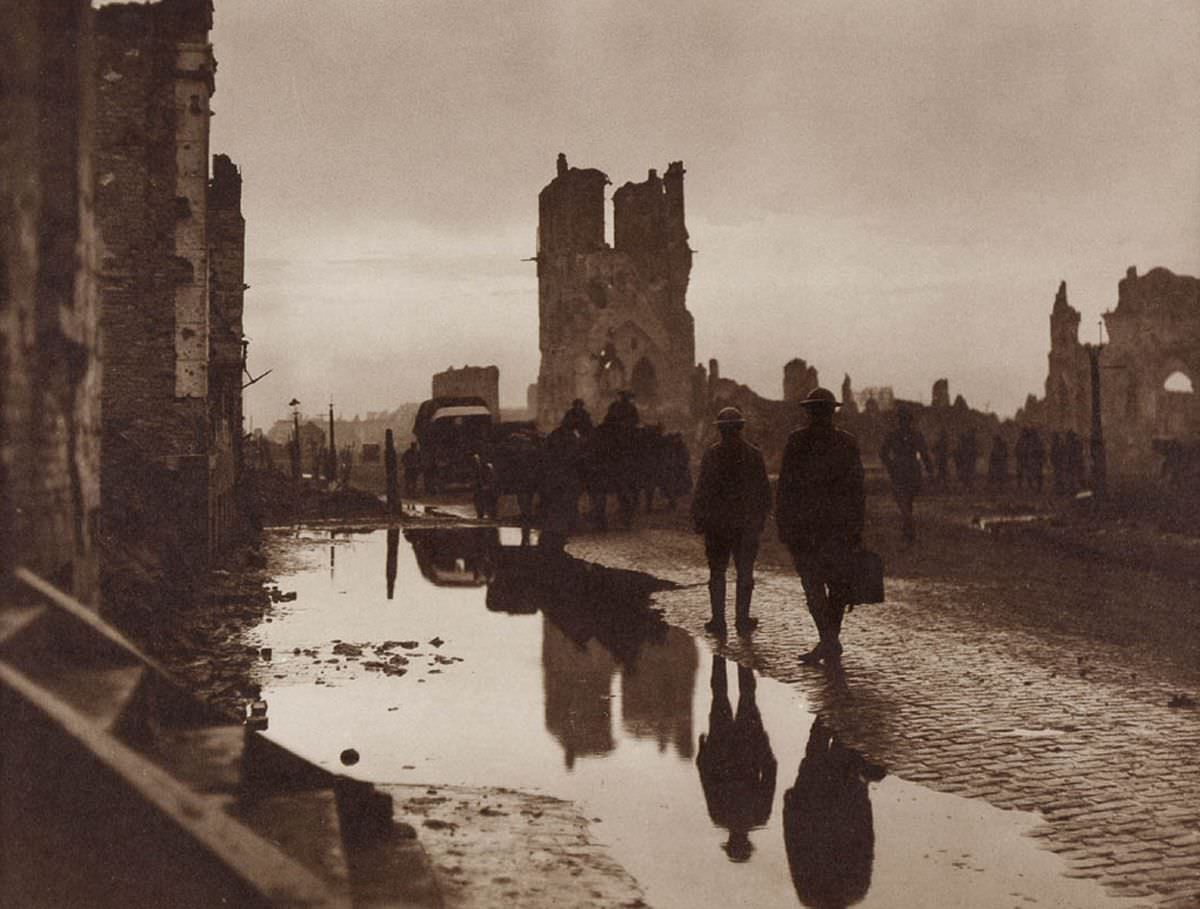 Evening by the Cloth Hall, Ypres